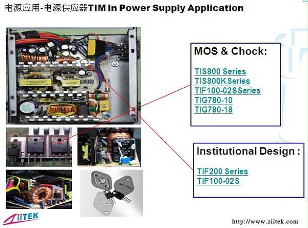 导热材料-电源供应器