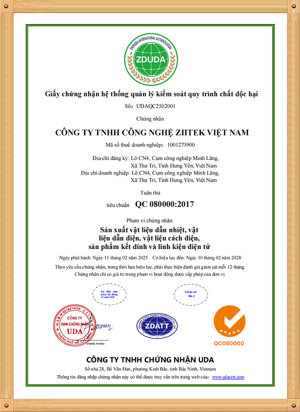 越南兆科QC080000