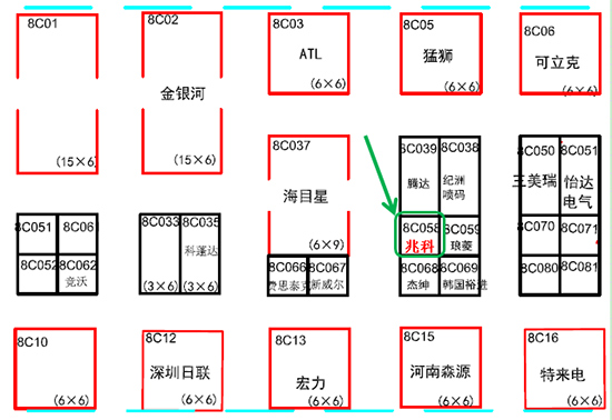 展示范围