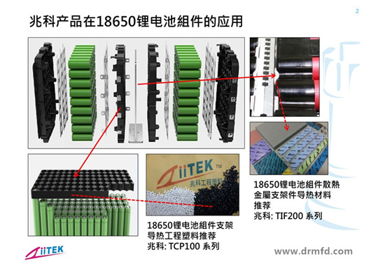 导热塑料应用锂电池组件支架