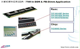 兆科导热硅胶片|导热相变化在DDR计算机机的应用